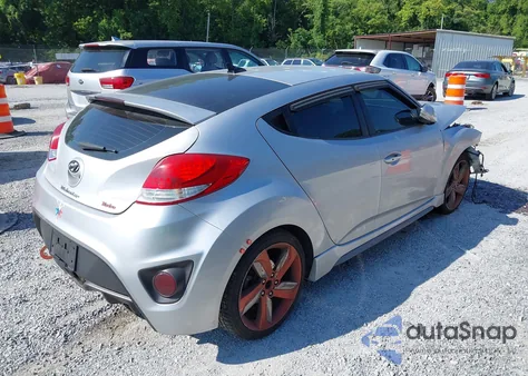 2013 Hyundai Veloster Turbo from USA, damaged, VIN KMHTC6AE0DU095350